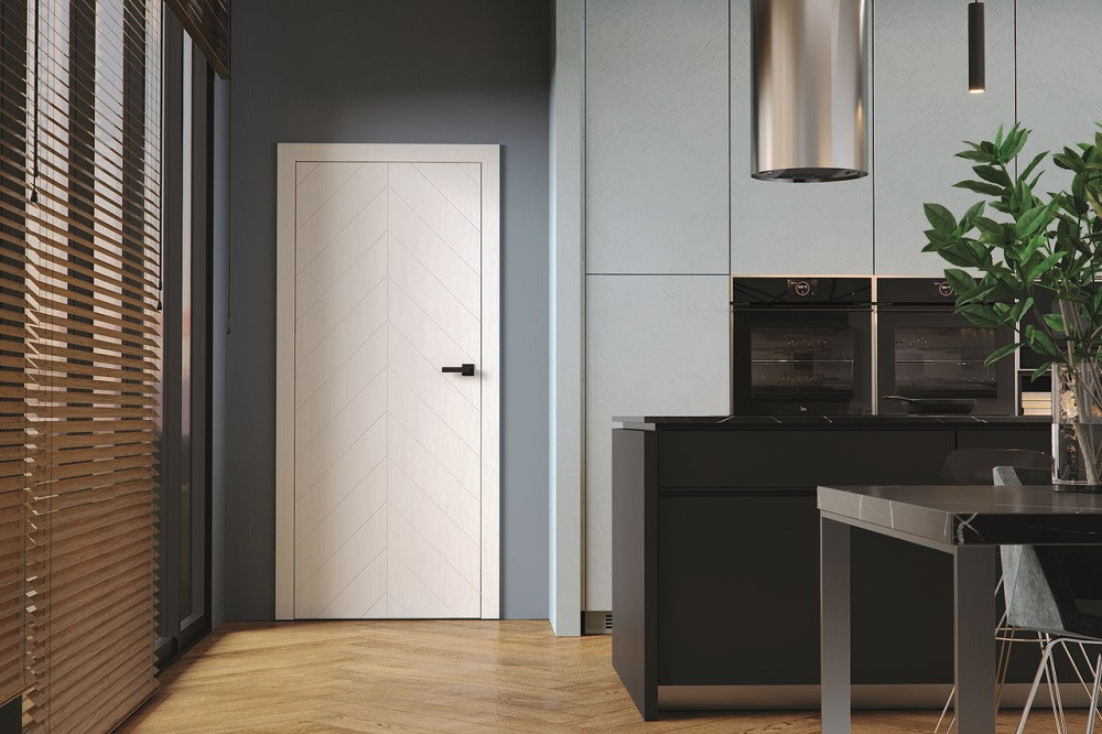 Drzwi wewnętrzne białe