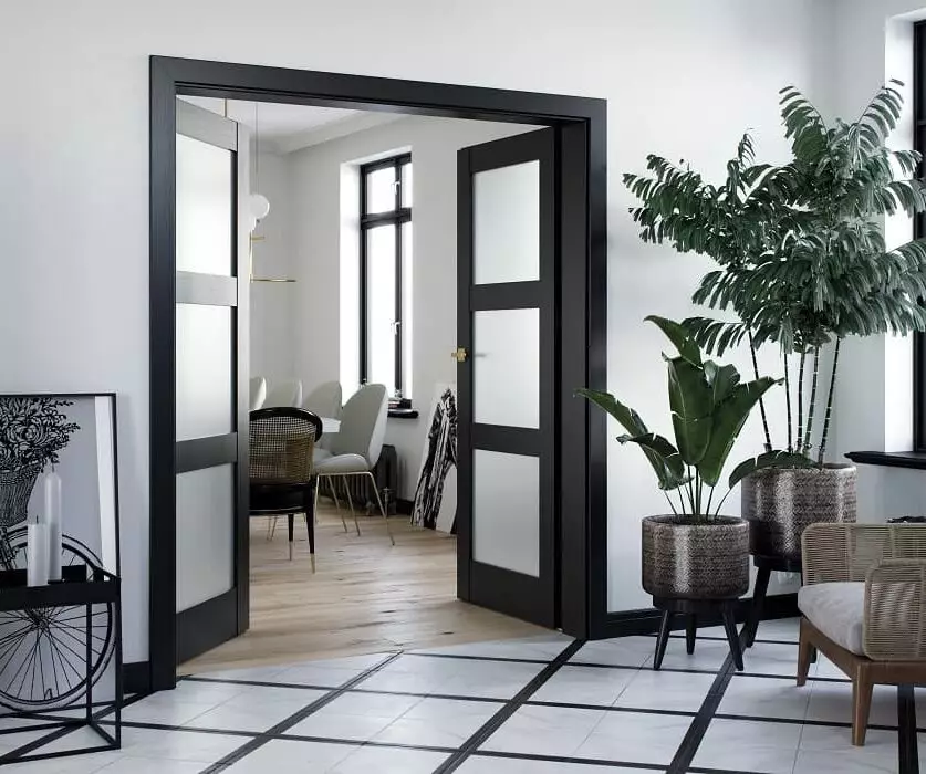Drzwi wewnętrzne dwuskrzydłowe