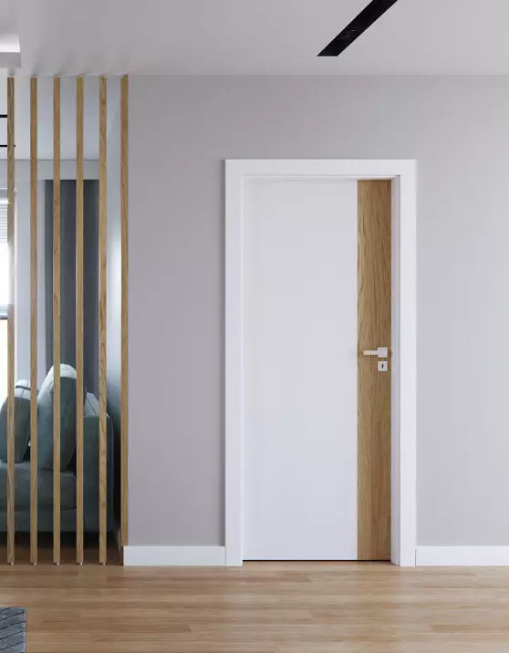 Drzwi z farbą akrylową UV