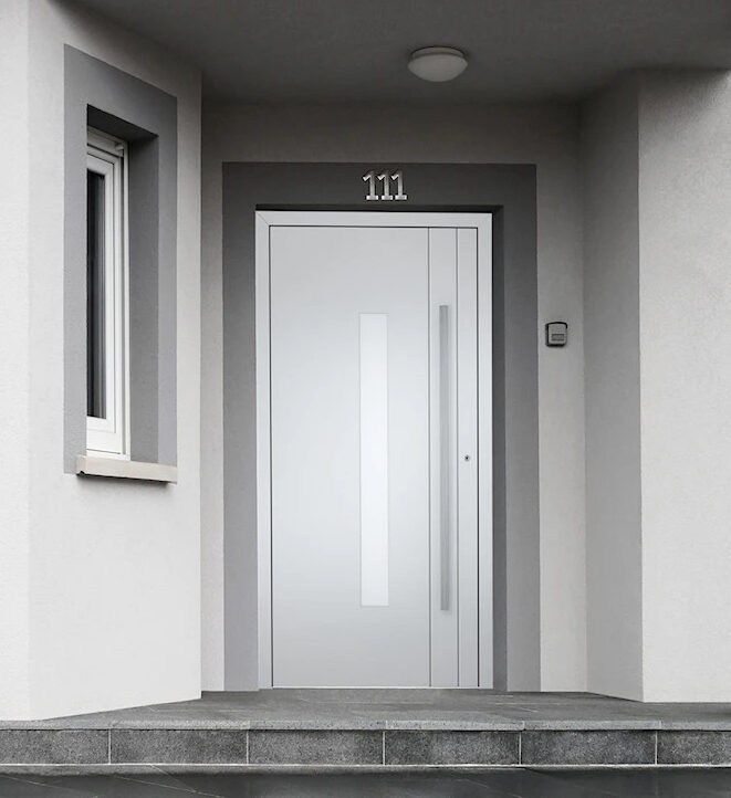 Drzwi zewnętrzne aluminiowe