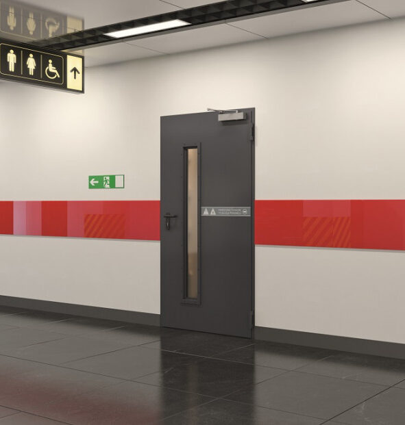 Drzwi zewnętrzne przeciwpożarowe