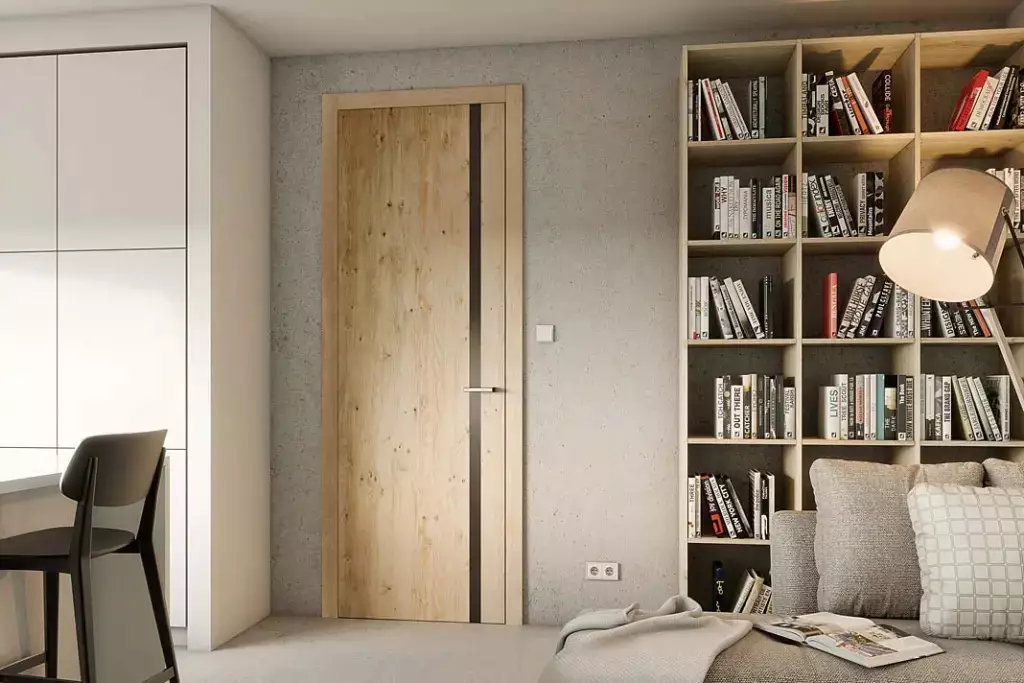 Drzwi wewnętrzne dębowe