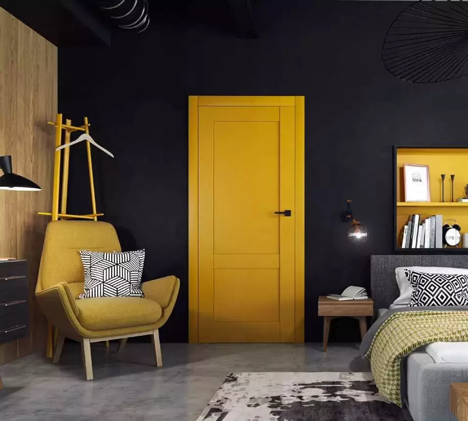 Drzwi wewnętrzne kolorowe