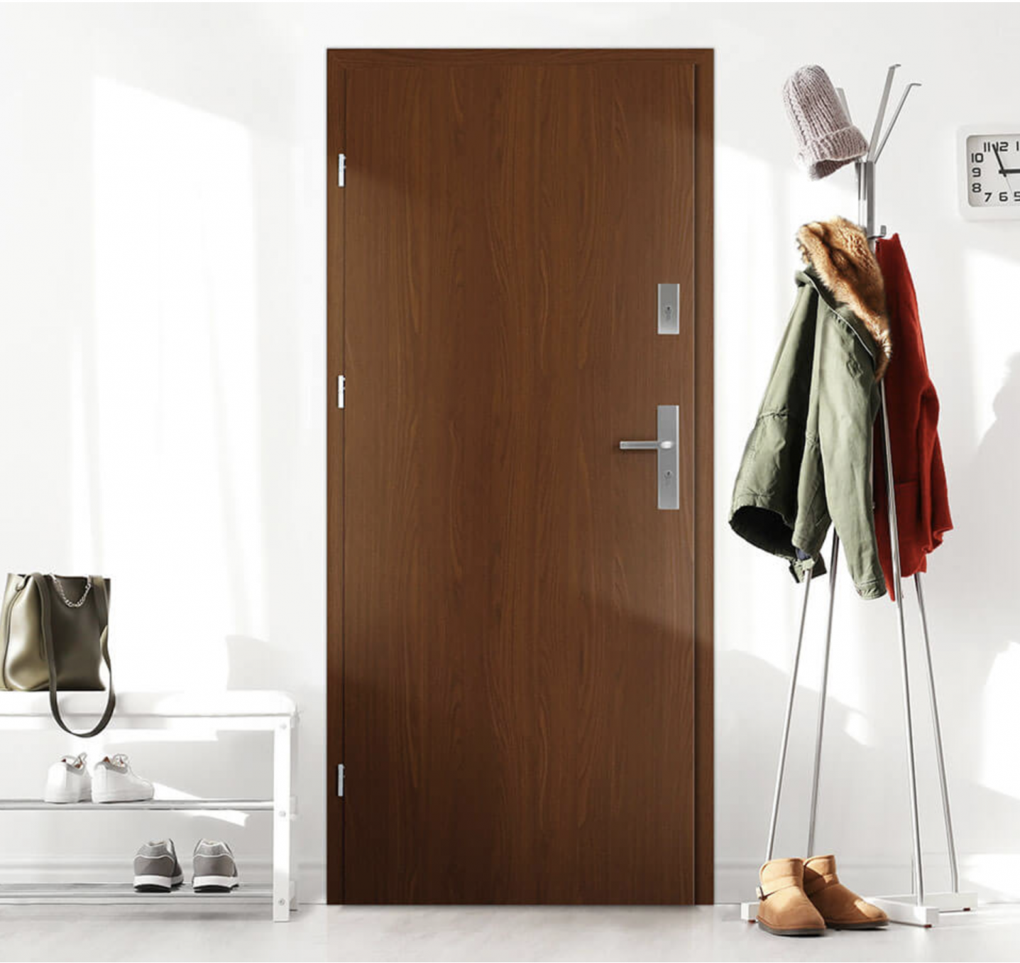 Drzwi wejściowe drewniane