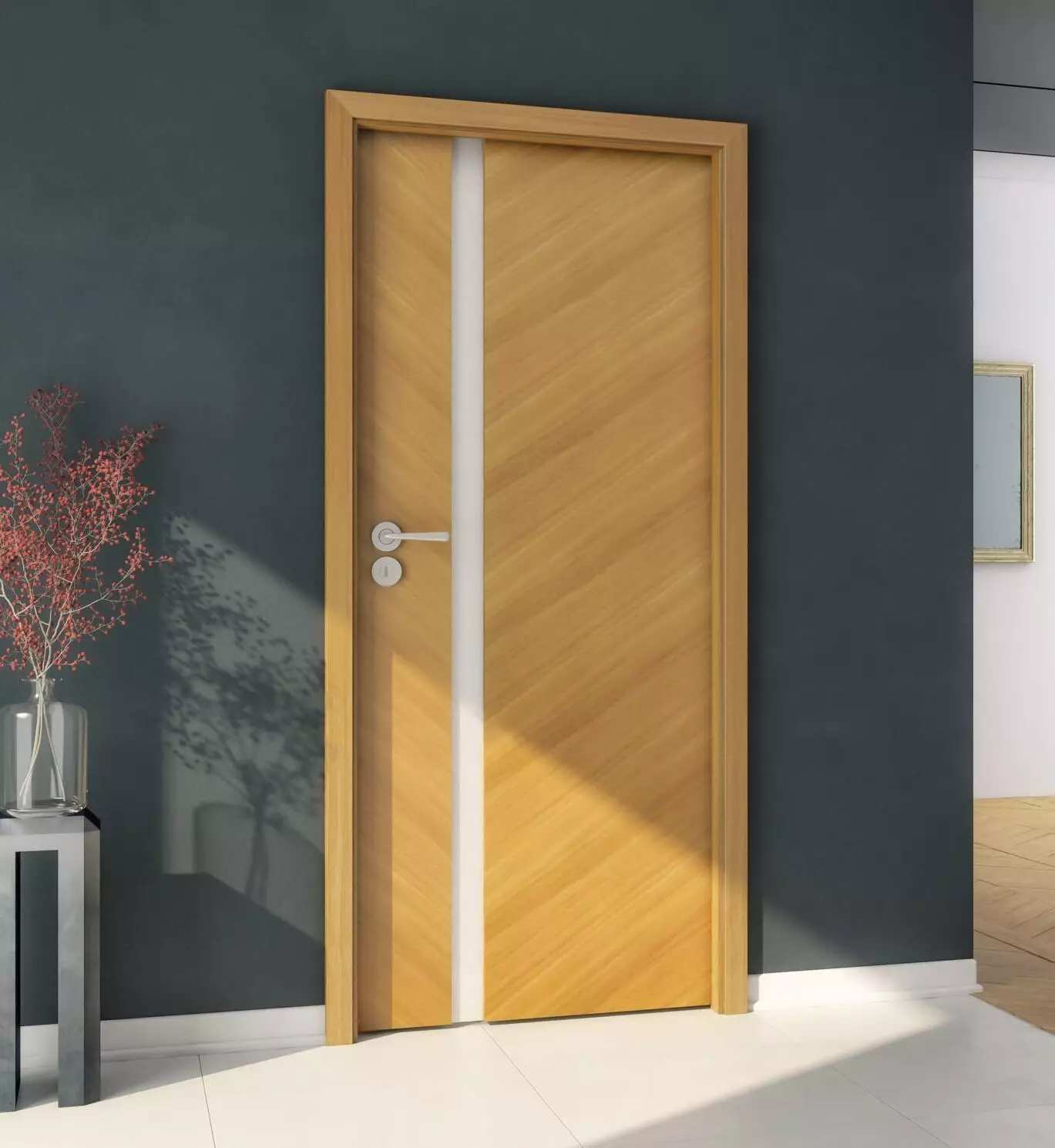 Drzwi wewnętrzne fornirowane