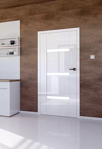 Drzwi wewnętrzne połyskowe