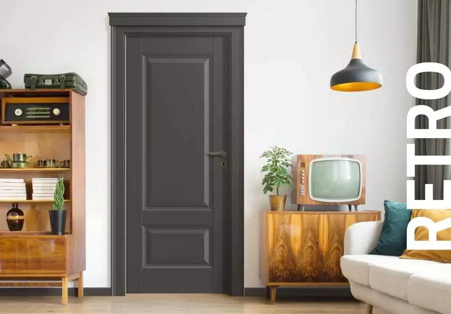 Drzwi wewnętrzne retro