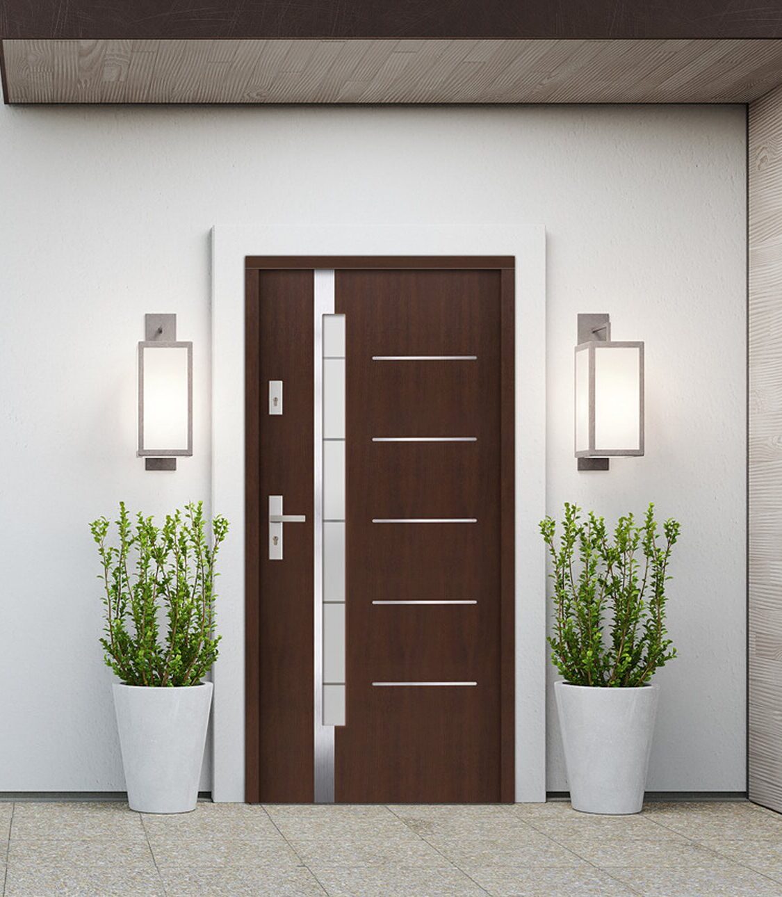 Drzwi zewnętrzne ze względu na szerokość