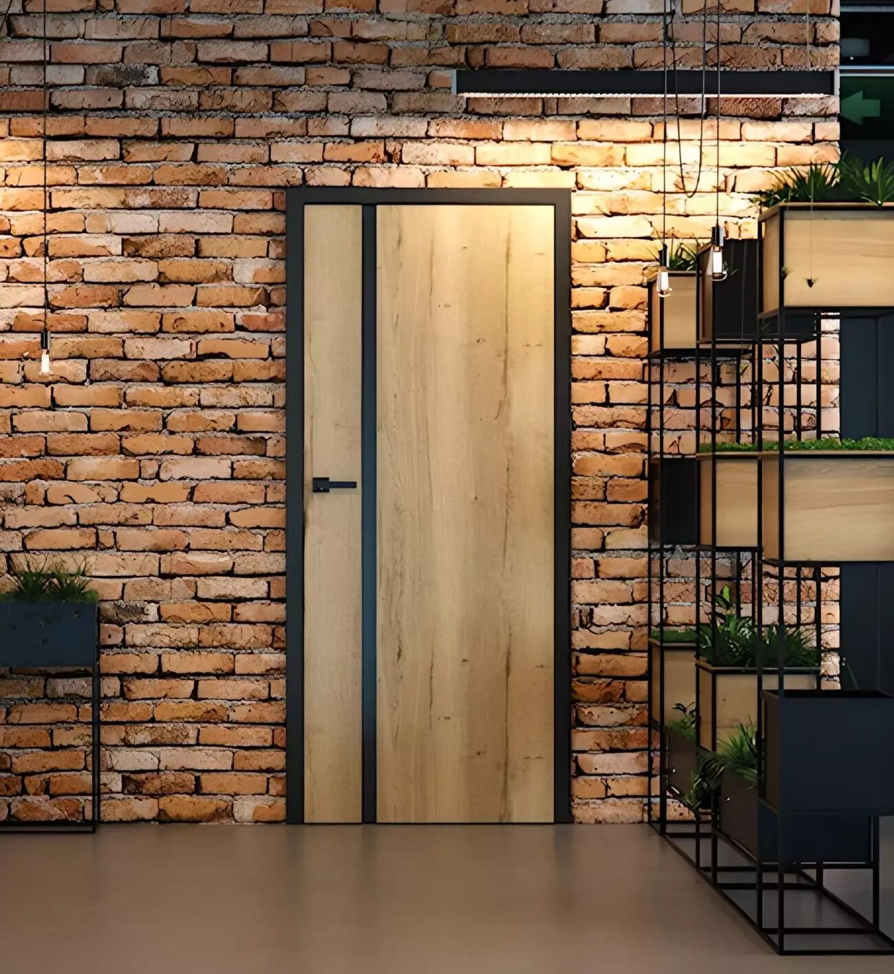Drzwi wewnętrzne loftowe