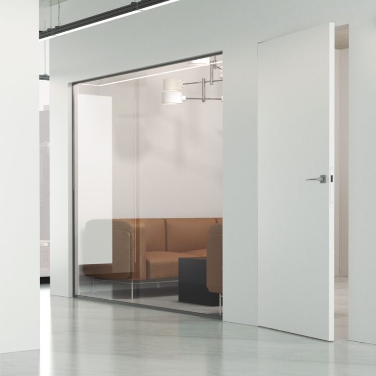 Drzwi Leon drzwi ukryte Complete White 9003'40